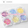Hot sales!mixed powder and flakes chunky polyester Photochromic UV glitter for cosmetics, nail art,festival ornament etc